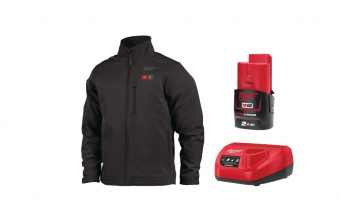 MILWAUKEE Куртка с подогревом размер "XL" M12HJBL5-201 +з/у+ аккумулятор | 4932492943