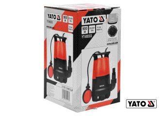 YATO Насос для брудної води мережевий YATO: 900 Вт, 18000 л/год, макс.висота- 8.9м, макс.глибина- 7 