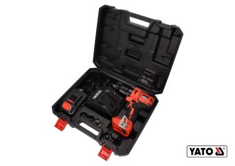 YATO Гайковерт ударний акумуляторний безщітковий YATO: квадрат-1/2", 700 Нм, Li-Ion 18В, 3 Агод +кей