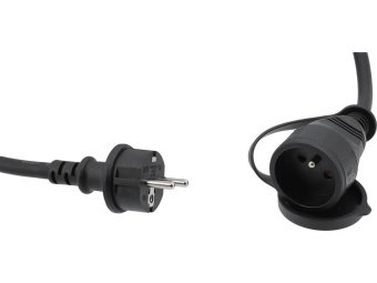 Кабель-подовжувач для будівель робіт мережевий 230 В YATO, l= 30 м. струм- 16 А, 3-жильний S=1,5 мм²