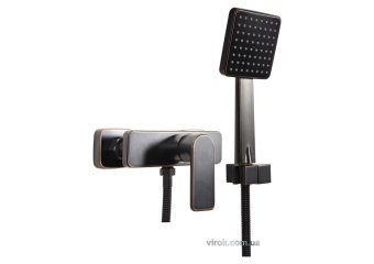FALA Змішувач води для душу "RETRO BLACK 3" з кульовим регулятором  | 75817