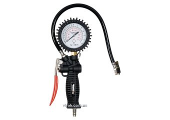 YATO Пістолет для накачування шин YATO з манометром P ≤ 0.8 MPa, Ø= 1/4", шланг l= 440 мм  | YT-2370