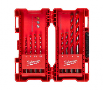 MILWAUKEE Набор ударных сверл по бетону Premium 8шт (4-10мм) | 4932471193