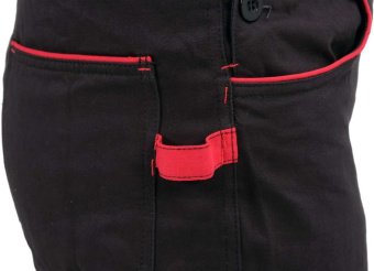 YATO Комбінезон робочий COMFY YATO розмір L/XL, чорно-червоний, 9 кишень, 100% бавовна  | YT-79253