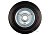 VOREL Колесо з чорної гуми ; Ø= 100 мм, b= 26 мм, навантаж.- 60 кг  | 87452