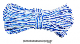 Шнур поліпропіленовий вязаний, d=6мм, 20м Україна | 69-624