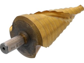 Свердло конічне ступінчасте по металу YATO: 12 ступен.Ø= 6-38 мм, L= 100/75 мм, для макс. товщ.- 4мм