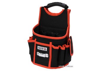YATO Сумка для інструментів і цвяхів YATO з 4 відкритими і 4 прошитими кишенями  | YT-74172