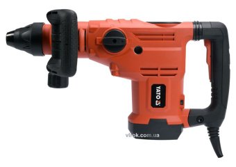 YATO Молот відбійний SDS-MAX мережевий YATO : P= 1600 Вт, J = 5- 25 Дж. свердло Ø≤ 52 мм  | YT-82135
