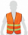 TRUPER CHS-600N Жилет сигнальний, оранжевий 3/4