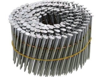 Цвяхи барабанні до пневматичного пістолета VOREL L=64мм, Ø=2.5мм, кут 15-16˚, 3600шт (YT-09213-09214