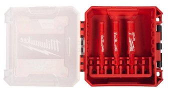 MILWAUKEE Набір коронок алмазних Diamond Plus (1/4'' Hex) (діаметр 6/8/10мм) (свердління з водою) пл