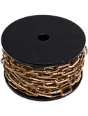 Цепь "Квадрат с узором" 2,0 коричневая, бухта 30 мп