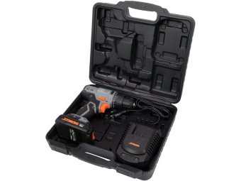 Шуруповерт акумуляторний STHOR: 20V Li-Ion. 2 АГод, КМ- 26 Nm, патрон до Ø- 0,8-10 мм [4]