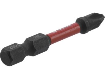 Насадка викруткова ударна YATO PH2 х 50 мм. HEX 1/4", 2 шт.[10]