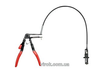 YATO Затискач хомутів YATO l= 210 мм з гнучким тросом l= 615 мм  | YT-0677