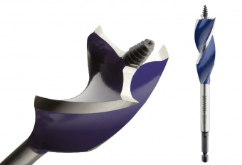 IRWIN Сверло по дереву спиральное Blue Groove 6X Ø14x150мм | 10507602