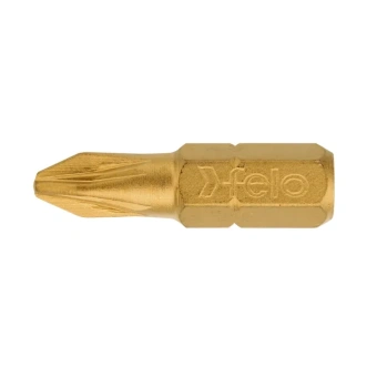 Бита FELO PZ2х25 мм TIN, 1/4, С 6,3. (арт. 02102070)