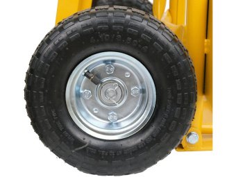 Візок для дров VOREL з 2 пневматич. колесами Ø= 25 см, для максим. навантаження 200 кг, 120х67х70 см