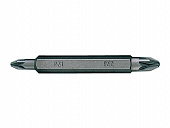 KING TONY Бита торцевая 1/4" PZ2 х PZ2 L=60мм двусторонняя (уп.10) | 1360022Z