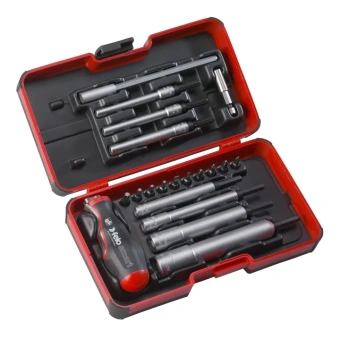 Набор отверток в чехле FELO ( ФЕЛО )-SMART Engиneer SL. PH. Pz. Torx. SW + спецручка.