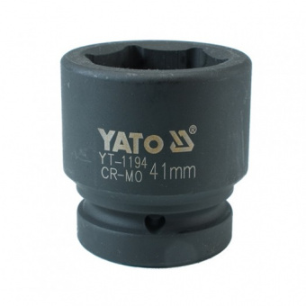 YATO Головка торцева ударна 6-гранна YATO : квадрат 1", М= 41 мм, L= 65 мм  | YT-1194