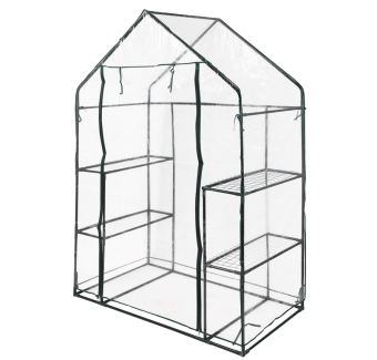 FLO Міні-теплиця присадибна складана , 143х 73х 195 см з плівкою ПВХ  | 90030