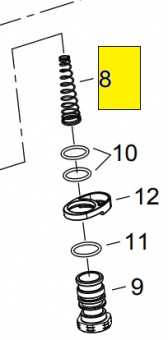 KING TONY Пружина клапана дросселя | 33481-A08
