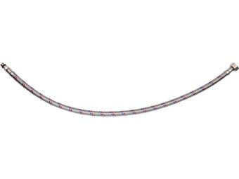 Шланг водопровідний з опліткою з нерж сталі FALA l= 500мм Ø= 8/12, з'єдн F-3/8" х M-M10x1- 17мм 1МПа