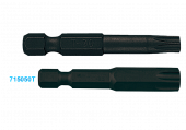 KING TONY Вставка (бита) торцевая 1/4", TORX, Т27, L = 150 мм, для шуруповерта | 711527T