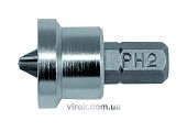 YATO Насадка викруткова для гіпсокартону YATO : "Phillips" PH2 х 25 мм. HEX 1/4". 20 (Уп/Шт.)  | YT-