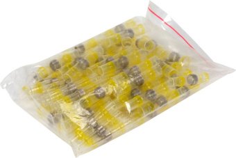 YATO Кембрики термоусадні при t≤ 105°C з припоєм YATO, прозорі для провідників 4,0- 6,0 мм², 100 шт 