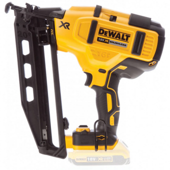 Пістолет цвяхозабивний акумуляторний DeWALT, 18В XR Li-Ion, безщітковий, діаметр/довжина цвяха 1.6/6