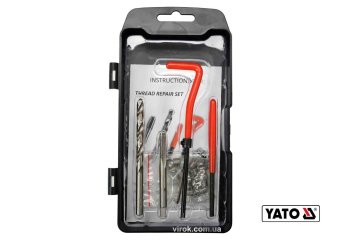 YATO Приладдя для відновлення внутрішньої різьби YATO : М6 x 1.0 мм, HSS 4241/4341, 30 шт  | YT-1763