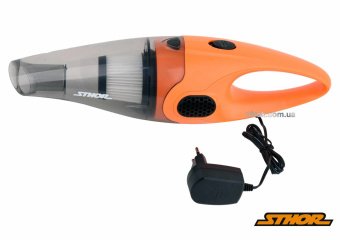 STHOR Порохотяг автомобільний акумул. : Li-Ion 7.4 В, 2АГод, 80Вт,роб.час-20хв, фільтр HEPA+сумка | 