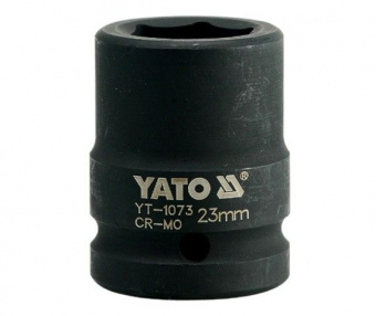 YATO Головка торцева ударна 6-гранна YATO : квадрат 3/4", М= 23 мм, L= 50 мм  | YT-1073