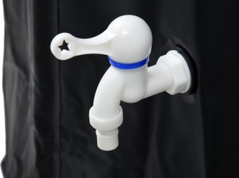 FLO Бак збірний дощової води з ПВХ : 500 л, Ø=3/4", Ø80 x 98 см, стійкий до УФ променів  | 89704