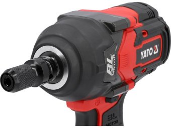 Гайковерт ударний безщітковий акум. YATO:18 В Li-Ion, квадрат 1/2", КМ-1200 Нм (БЕЗ АКУМУЛЯТОРА) [6]