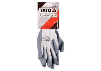 YATO Рукавиці робочі оливостійкі YATO розмір 9 з нейлону і нітрилу  | YT-74739