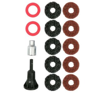 YATO Шайби абразивні для очистки штифтів ступиць YATO з обладунками 1/2", 14 елем.  | YT-25384