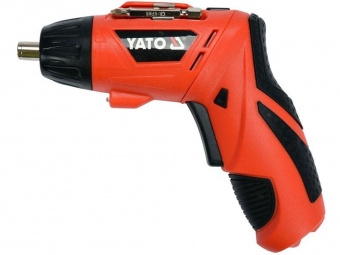 YATO Викрутка акумуляторна YATO Li-Ion, 1.3 АхГод, 3.6 В; F=3 Nm, зі змінним корпусом  | YT-82760