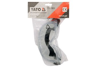 YATO Окуляри захисні YATO прозорі з регульованим еластичним пояском  | YT-73830