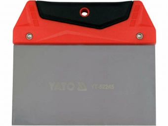 YATO Шпатель для фінішного шпаклювання YATO, 150 мм t= 0.5 мм з нержавіючої сталі  | YT-52245