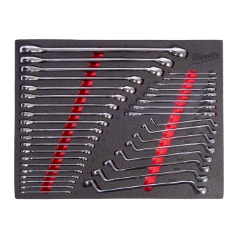 MILWAUKEE Ложемент з ключами накидними MAX BITE (36шт) (45х536х417мм) для візків