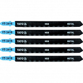 YATO Полотно для електролобзика(метал) YATO : 21TPI, L= 130 мм, Уп. 5 Шт.  | YT-3416