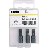 Бита FELO 4.5x0.6/5.0х0.8/6.0x1.0 х25 мм, 1/4, C 6,3, ВОХ (3 шт.) (02093316)