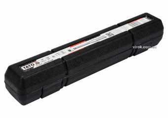 YATO Ключ динамометричний YATO : квадрат 1/4", F= 2.5- 20 Нм, L= 240-250 мм в футлярі  | YT-07511