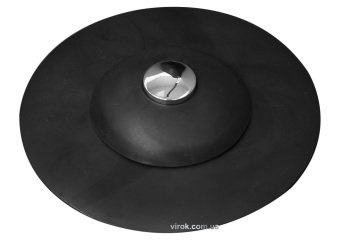 FALA Корок до ванни і раковин, силіконовий , Ø= 100 мм, чорний  | 74780