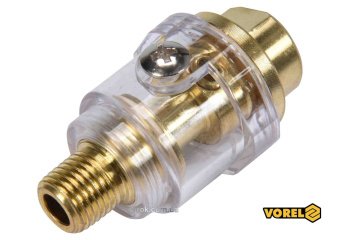 VOREL Маслянка для пневмоінструментів лінійна : 5 мл, 0.8 МПа, 1/4"  | 81570