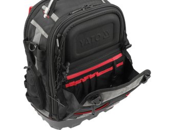 Рюкзак для інструментів YATO з 2 плечовими пасами,75 кишень,385x200x485 мм, з армованого нейлону [6]